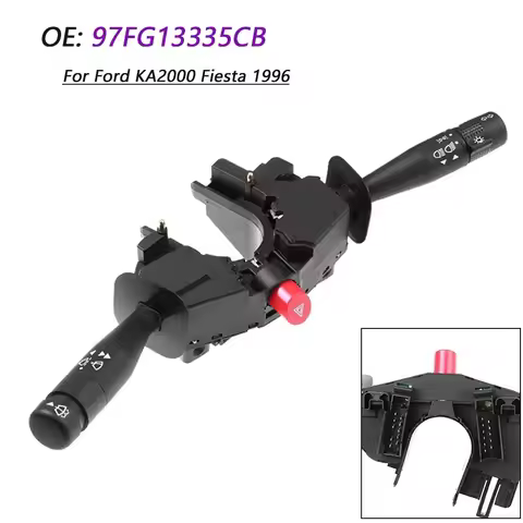 97FG13335CB for Ford KA2000 Fiesta 1996 Car Steering Column Switch Combination Button Auto Parts 98F