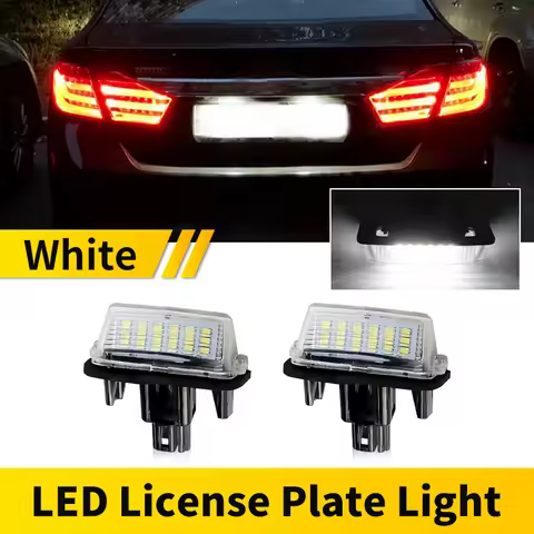 2PCS For Toyota Auris E1 E18 Avensis Avalon Camry Hybrid Corolla Fielder Esquire Highlander LED Lice