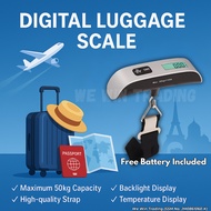 Digital Scale Pocket Luggage Hanging Scale Suitcase Travel Weighing Scale Baggage Bag Weight Tool 50