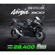 KAWASAKI NINJA500 | CASH REBATE | MUKA RM0 INTEREST 0% | SRK NINJA