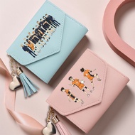 Cute Wallet Haikyuu Wallet Student Wallet Women Purse Short Wallet Tassel Wallet Coin Purse Card Bag