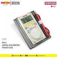 SANWA PM3 DIGITAL MULTIMETER 500V AC - POCKET TYPE
