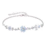 Luminous Four-Leaf Clover Pendant Necklace