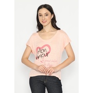 Mobile Power Ladies - Screen Printing Peach T-Shirt - MR6811