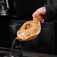 Sg SELLER Authentic Yixing Handmade Purple Clay Duan Mud Love Lotus Teapot Ruyi Household Teapot Lot