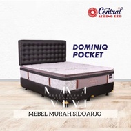 (Barang Ready) Kasur Spring Bed Central Set Dominiq 90 X 200 120 X 200
