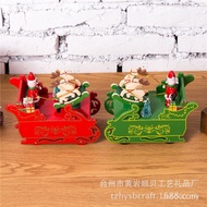 Music Box Music Box Crafts Music Bell Wooden Christmas Ornaments Music Box Clockwork Gifts DN5H