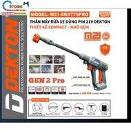 [NEW] 21V BATTERY CAR WASHING MACHINE BODY DEKTON M21-SRX775PRO - 40BAR / 260W Store dekton equipmen