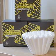 HARIO Non-Woven Cake Filter Paper Wave 30pcs CCB-01-30W [93 Coffee]