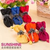 Pet Small Shoes Pug Dog Teddy Bichon Breathable Soft-Soled Shoes Dog Small Shoes Pomeranian Poodle S