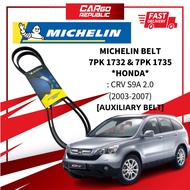 Michelin Belt [7PK 1732 & 7PK 1735] Honda Civic S9a 2.0 (2003-2007) Auxiliary Belt Made In France 10