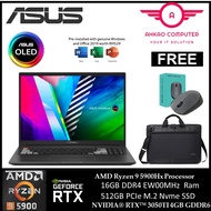 Asus Vivobook Pro 16X OLED M7600Q-EL2059TS 16'' 4K UHD Laptop Black ( Ryzen 9 5900HX, 16GB, 512GB SS