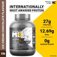 MuscleBlaze Biozorb Iso-Zero, Low Carb (Ice Cream Chocolate, 5lbs / 2.27kg) | 27g Pure Whey Protein 