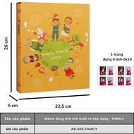 Album đựng ảnh 8x10 để 400 tấm có hộp giữ ảnh cho con ảnh gia đình ảnh mini polaroid ảnh 6x9 ép plas