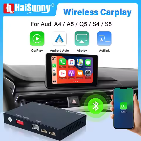 Wireless Carplay Adapter For Audi Q5 A4 A5 S4 S5 RS Q5 NO MMI 3G Basic MIB 2010 - 2012 2013 2014 201