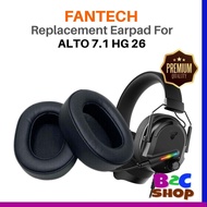 1 Pair FANTECH ALTO 7.1 HG26 Compatible Replacement Velour Earpad Earmuff Cushion Ear Pads