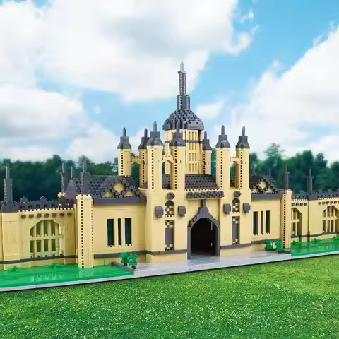 Street View Oxford Britain Cambridge University Castle Micro Building Blocks Idea City Architecture 