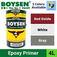 Boysen Epoxy Primer 4 Liters (Gallon) with Curing Agent 3 Colors Available