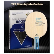 729 Blue Carbon ALC 5+2 6.0mm 85g Table Tennis Pingpong Blade Short Long Handle Brandnew