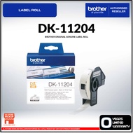 Brother DK-11204 Die-Cut Multi-Purpose Labels (pre-cut label roll) — 17 mm × 54 mm 400 labels