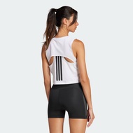 adidas Training & Gym & Training Power 3-Stripes Boxy Tank Top Women White JJ3496