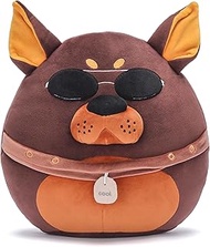 Doberman Dog Pillow Plush Stuffed Animal Toy,13" Puppy Big Size Soft Cute Fat Cuddle Huggable Adorab