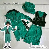 United Nations Ireland Boy Costume for UN Cosplay Irish Leprechaun Kids Boys for St. Patrick's Day