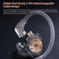 KZ EDX PRO X Wired Earphones/IEM/TWS Headphones: Dynamic, Waterproof, HiFi Stereo with Noise Reducti