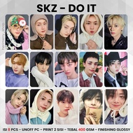 (Contents 8 PCS) Photocard Stray Kids DO IT - PC 2 SIDES SKZ KPOP Premium Photocard Merch Unofficial