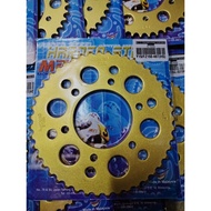 MCS SPROCKET 428 Y15ZR Y16ZR FZ150 SPROCKET BELAKANG EMAS 428 36T-46T