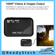 Valuemalls SUNGOOYUE Full HD Media Player 1080P Video Decoder with 1.3 USB 2.0 Support for MKV AVI R
