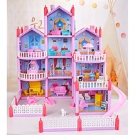 Princess Villa House Barbie Doll House Large Size Pretty House Children Girl Birthday Present