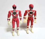 絕版1993年BANDAI 恐龍戰隊 POWER RANGERS百獸戰隊 2隻 figure