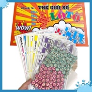 Engraved Wooden Lottery - Clear 90-Digit Lottery Set - Spring Entertainment Toy for Groups