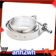 【A-NH】Universal Exhaust Flange, V-Shaped Clamp, V-Band Clamp 3 Inch V Turbo Exhaust Kit for SS304 3 Accessories