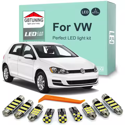 Canbus Car LED Bulb Interior Light Kit For VW Volkswagen Golf Jetta 3 4 5 6 7 Passat B5 B6 B7 B8 Pol