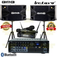 Paket karaoke bmb 8 inch sound system rumahan power ampli Betavo zx3950