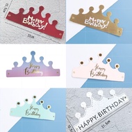 Foldable birthday hat, children's first birthday party hat, birthday hat, crown hat