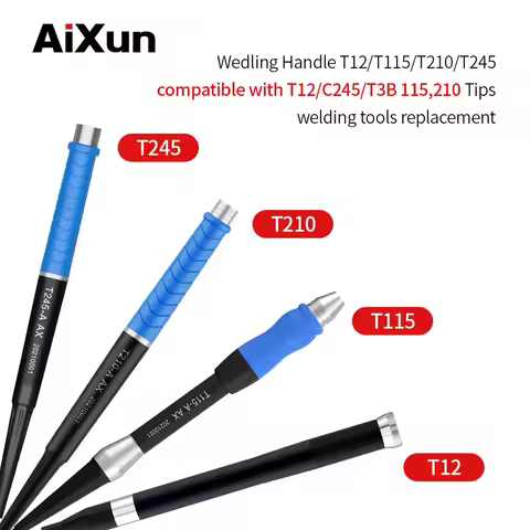 JC Aixun T245 210 115 T12 Soldering Station Handle For I2C SuGon Tuoer C210 C115 C210 Universal Hand