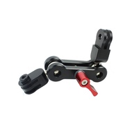 Magic Arm Mount Adapter Dual Head Pivot Activity Connector 360 Rotation for Camera Accessory