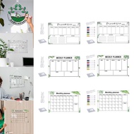 [Whcart] Acrylic Dry Erase Board Planner Board College Supplies Reusable Weekly Planning Board for R
