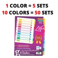 A4 10 Colour Index Divider Paper / Paper Organiser / Colour A4 Index Divider👍👍