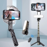 FANGTUOSI Q09 Gimbal Stabilizer Selfie Stick Tripod Gimbal 360 Rotation Following Shooting Mode with