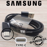 Samsung Kabel Data Type-C kabel Charger Type C Suport Fast Charging untuk Samsung A11 A20 A20S M11 A12 A51 Kabel Type C ORIGINAL Asli - Hitam