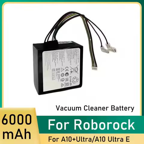 21.6V 6000mAh Replacement Battery For Roborock Dyad Air Wet Dry Dyad Pro Combo Vacuum Cleaner A10 Pl