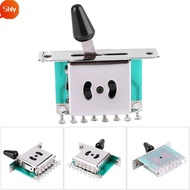 SHLY 5-Way Pickup Selector Switch, 5-Way Position Silver Guitar Lever Switch, Practical Metal Guitar