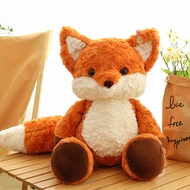 GGT 35/50/65cm Forest Running Fox Doll Cute Doll Pillow Large Doll Plush Toy Birthday Gift