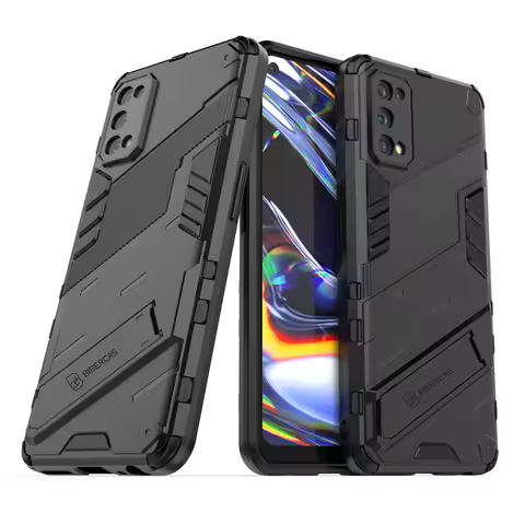 Phone Holder Case For Oppo Realme 7 Pro Case Hard Armor Full Cover For Oppo Realme 7 Pro Case For Re