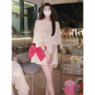 N67 Diamond-Pressed Shirt + Chain Bow Chest Size 44