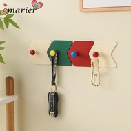 MARIER 3Pcs/Set Strong Adhesive Hook, Dopamine Arrow Shape Door Hook, Creative Multi-functional Self